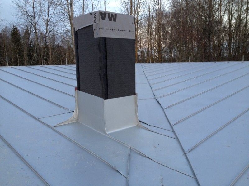 10. Renovering av aluminiumtak skorssten till husagare