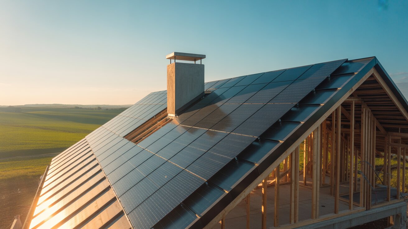 Lägga Bandtäckt plåt & Dubbelfalsat Plåttak