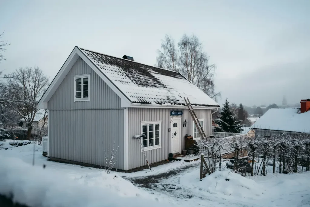 sn skottning och sn r jning av villatak i k llered m lndal