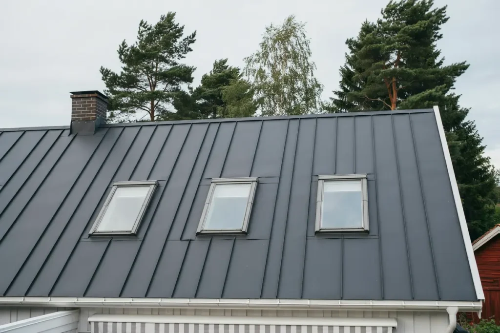 nyinstallation av takf nster p villa i k llered m lndal